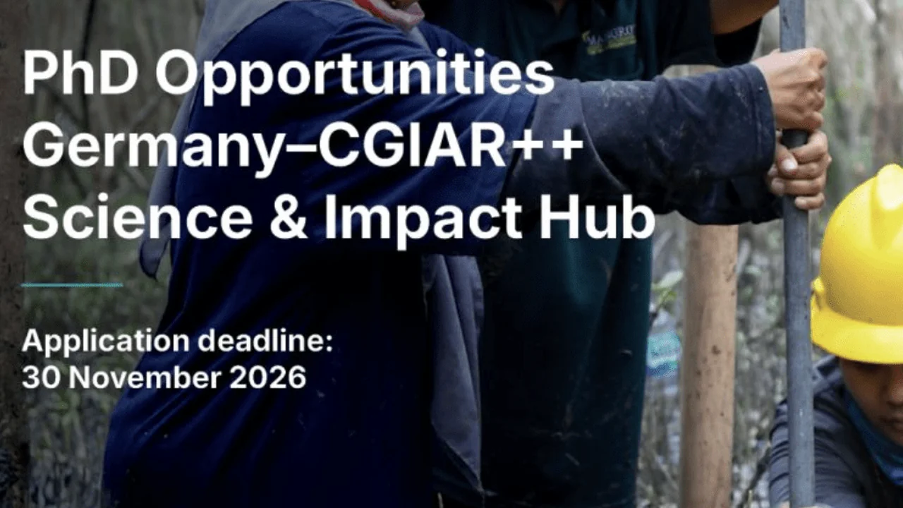 منح CGIAR++ للدكتوراه 2026 تفتح بابها لعشرة باحثين